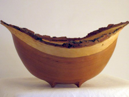 WhiteOakNaturalEdgeBowl